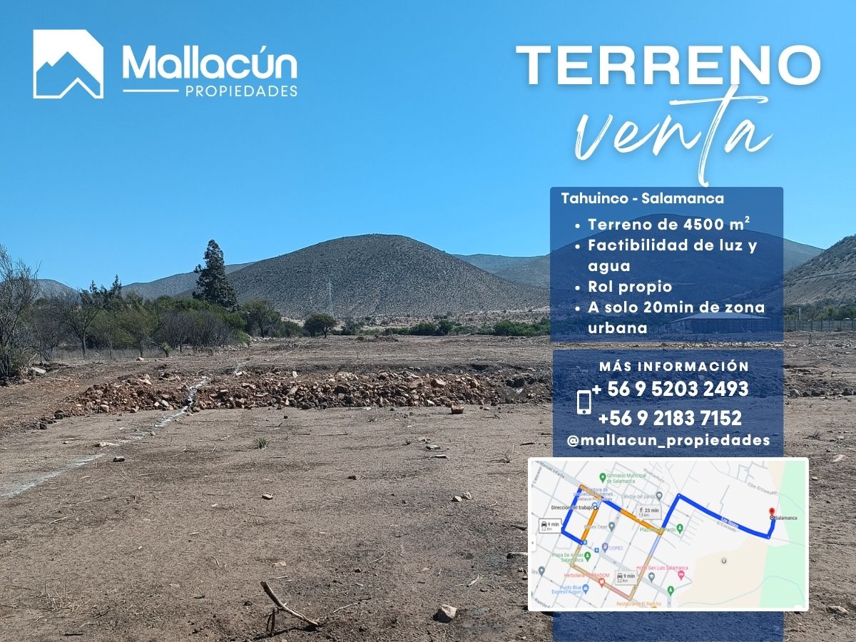Lote en Venta – Tahuinco, Salamanca